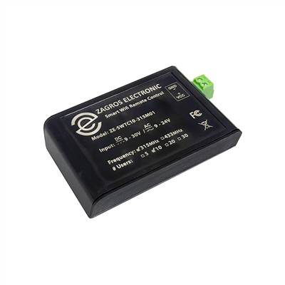 فرستنده هوشمند زاگرس الکترونیک مدل 10 کاربره کد ZE-SWTC10-315M01