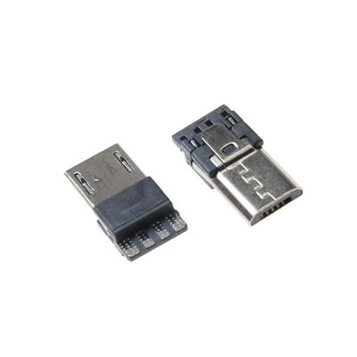 MICRO USB MALE CONNECTOR SOLDER  (IRON BODY)