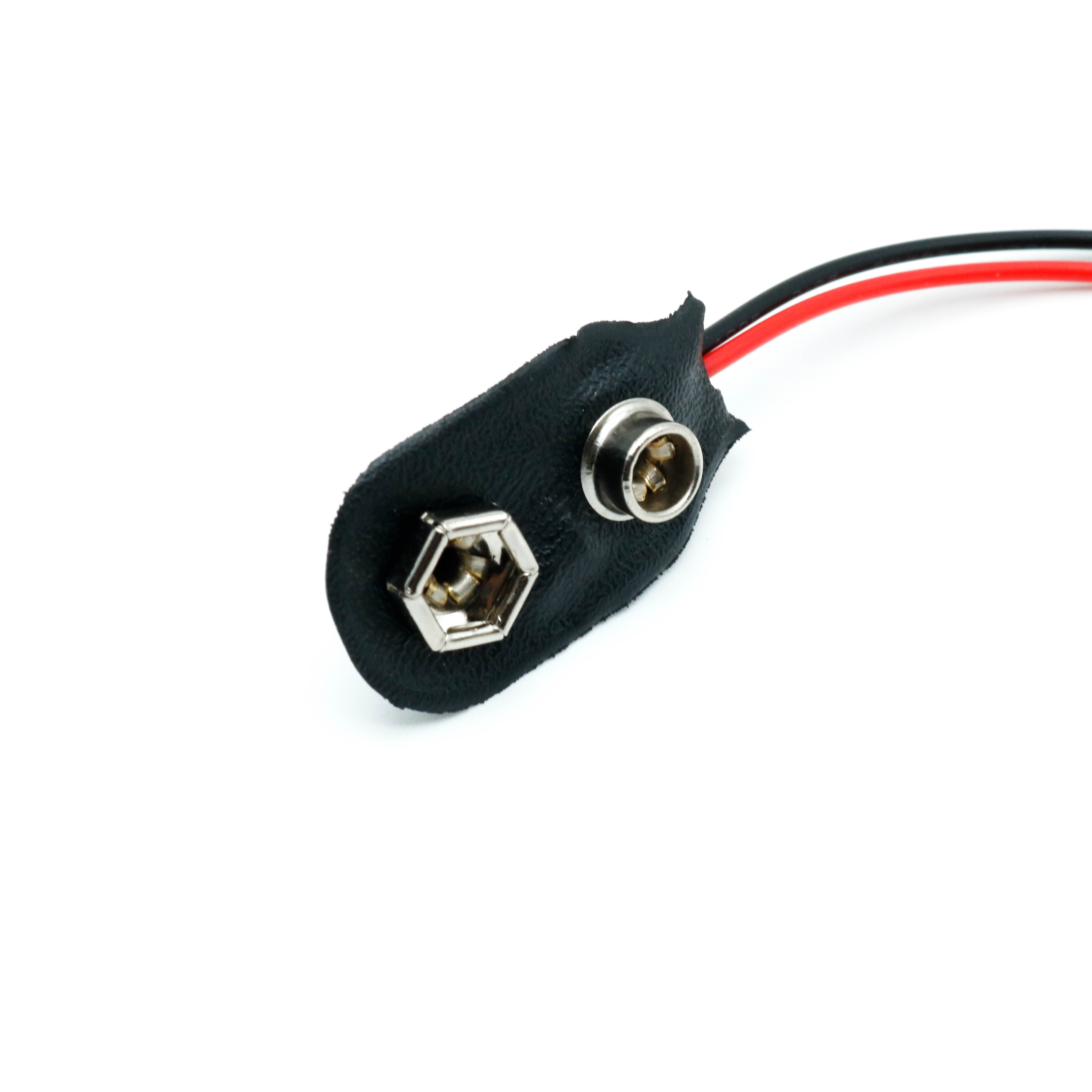 1~5 Pre Wired 5mm LED 9 Volt Red Flashing On Snap 9V Battery