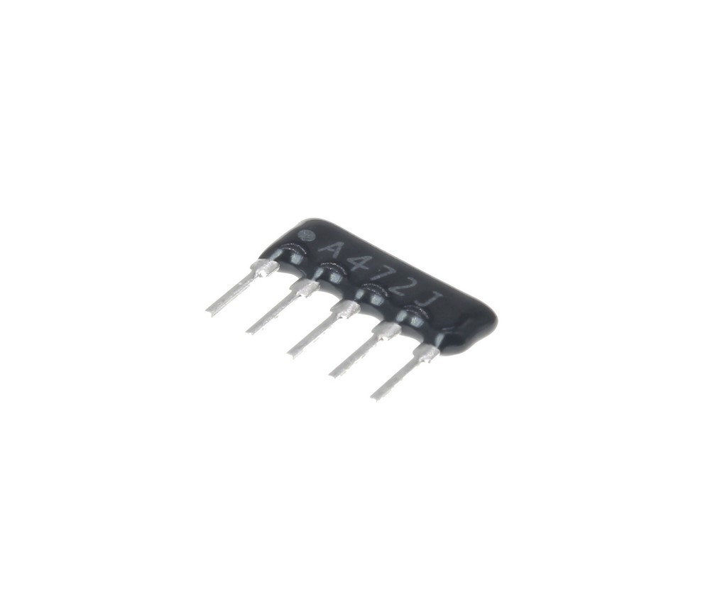 RESISTOR ARRAY 4.7KOHMS 5PIN