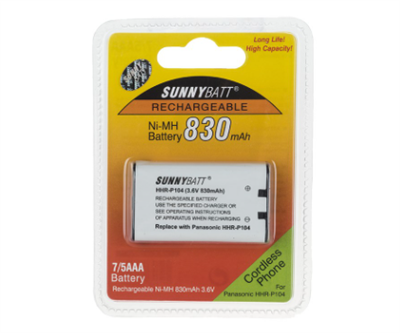 BAT 3.6V 830MAH (P104) | HHR-P104 (3.6V 830MAH)