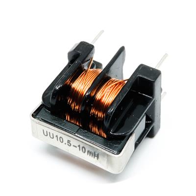 UU10.5-10MH | COMMON MODE CHOKE , 10MH AT 1KHZ , 1.5Ω , WITH 1.5KV WITHSTAND VOLTAGE | چوک مد مشترک پاور با اندوکتانس 10 میلی‌هانری و مقاومت DC 1.5 اهم