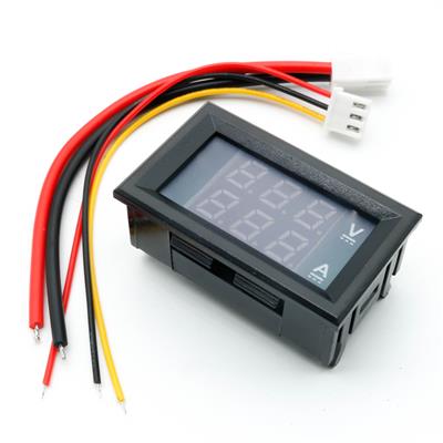 DC VOLTAGE & CURRENT METER | ماژول ولت متر و آمپرمتر پنلی (روپنلی)دیجیتال DC