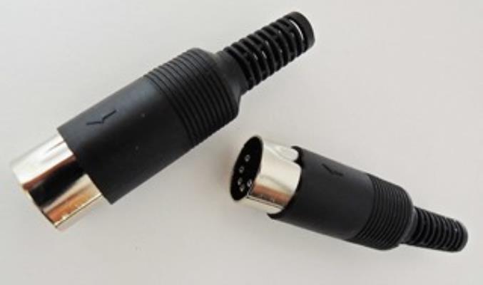 F.PHILIPS M | 5 PIN DIN MALE CHASSIS SOCKET