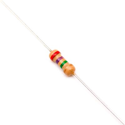 RESISTOR 2.7MOHMS 1/4W BULK | CF1/4W-2.7MOHM-J-TR | مقاومت 2/7مگا اهم 1/4 وات 5 درصد