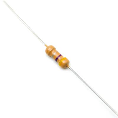 RESISTOR 0.47OHMS 1/4W BULK | CF1/4W-0.47OHM-J-TR | مقاومت 0/47 اهم 1/4 وات 5 درصد