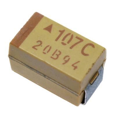100UF 16V (C)SMD 10 | TAJC107K016RNJ | خازن تانتالیوم 100 میکرو فاراد 16 ولت smd سایز  C