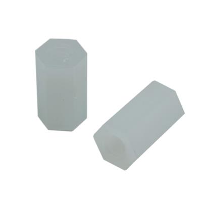 PLASTIC HEX SPACER 10MM H | اسپیسر پلاستیکی دو سر ماده 10 میلی متر