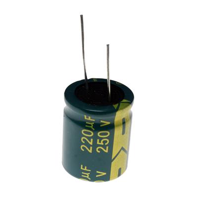 220UF 250V-22*25-105C-GREEN | LF220M2EBKJ2225VGN