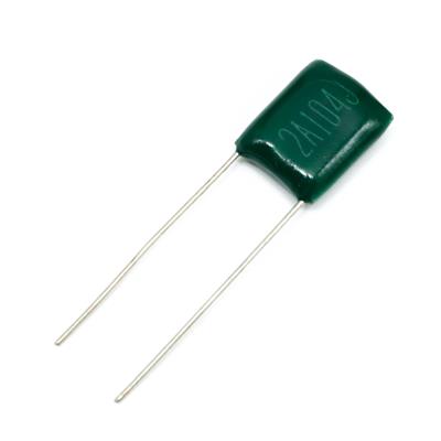 POLYESTER CAPACITOR 100NF 100V 7MM | CLL-2A104J | خازن پلی استر 100 نانو فاراد 100 ولت