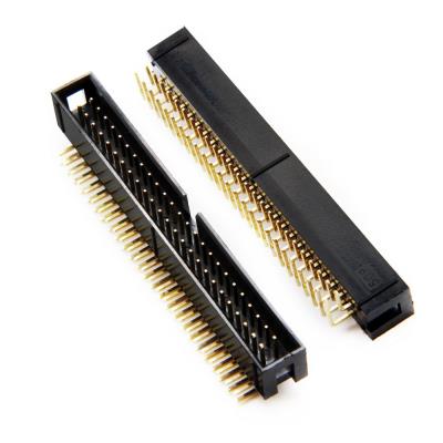 BOX HEADER 2*25 R/A | BHR-2.54-50GF-K