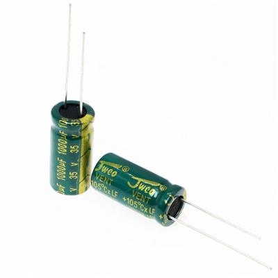 1000UF/35V-10X20-105C-GREEN | LF102M1VBKJ1020VGN