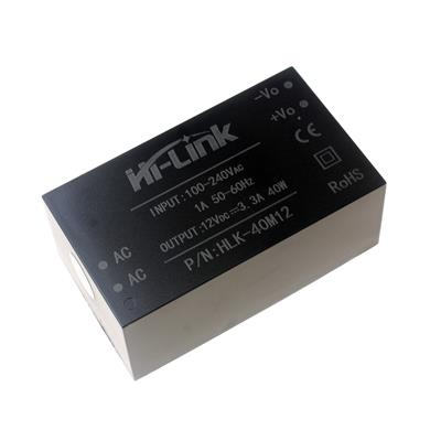 HLK-40M12 | مبدل 220 ولت AC به 12 ولت DC با حداکثر جریان 3.3 آمپر