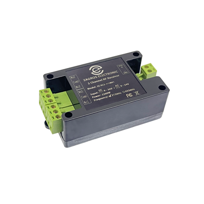 گیرنده زاگرس الکترونیک مدل 2 کاناله کد ZE-RC2-315M01 | 2 CHANNEL RF RECEIVER