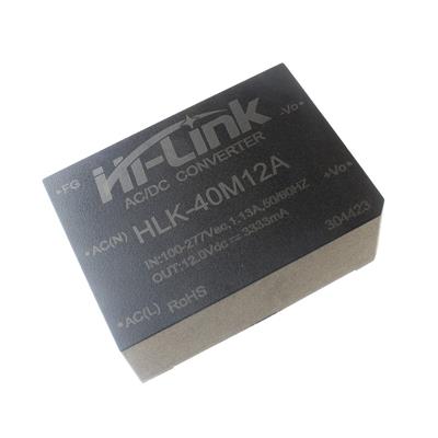 HLK-40M12A | مبدل 220 ولت AC به 12 ولت DC با حداکثر جریان 3.3 آمپر
