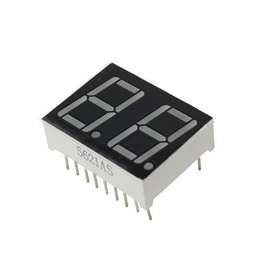 CC 7-SEG 2-DIGIT 19X25 R | CL5621AH
