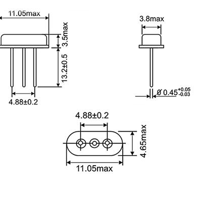 CRYSTAL 8.000 MHZ 10PPM