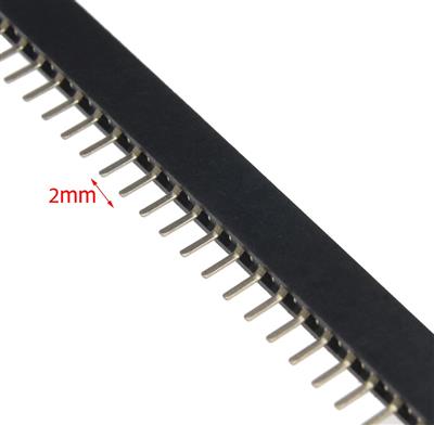 PIN HEADER 1*40 FEMALE ST 2MM | DS1026-01-1X40
