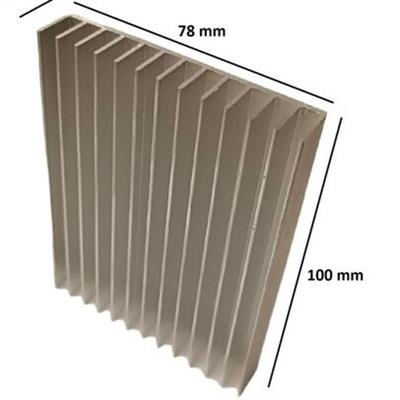 ALUMINIUM HEAT SINK 105X80X20MM