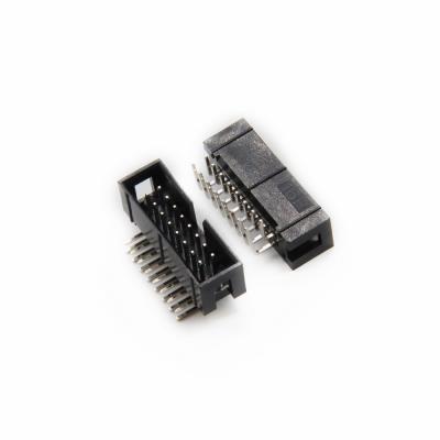 BOX HEADER 2*8 R/A | BHR-2.54-16GF-K