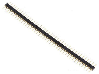 PIN HEADER 1*40 MALE MILITARY 2MM | DS1025-01-1X40P8BV1-B