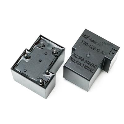 RELAY 12V 20A 1C 5PIN | JQX-15F(T90) | رله مدل تی 12 ولت 20 آمپر 1 کنتاکت 5 پایه HKF