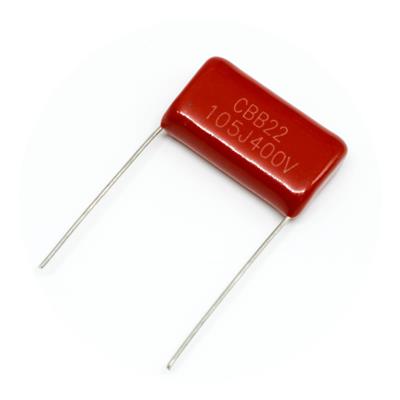 POLYESTER CAPACITOR 1UF 400V 20MM | CB22-400V-105J | خازن پلی استر 1 میکرو فاراد 400 ولت