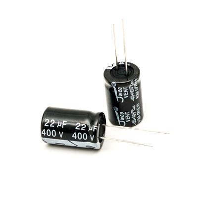 22UF 400V-13*21-105C-BLACK | 22UF/400V-13X21-105C-BLACK | خازن الکترولیت 22 میکرو فاراد 400 ولت