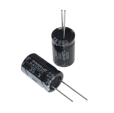 2200UF/35V-13X25-105C-BLACK | KM222M1VBKJ1625VBK