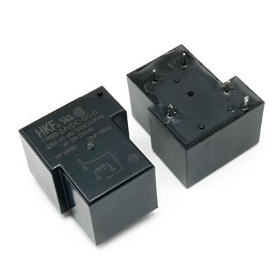 RELAY 24V 30A 1C 5PIN COPPER T | TR90-24VDC-SC-C | رله مدل تی 24 ولت 30 آمپر 1 کنتاکت 5 پایه HKF