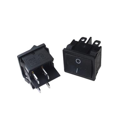 KCD5-201 RESET | KCD2-201=KCD5-201-RESET COPPER 4 FEET | کلید راکر ریستی دو حالته چهارپایه 6 آمپر 23.6*21*14.2