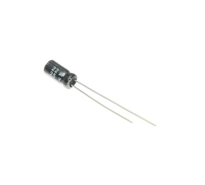 22UF/25V-5X11-105C-BLACK | KM220M1EBKJ0407VBK