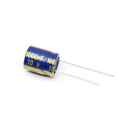 1000UF 10V-10*13-105C-PURPLE & GOLD