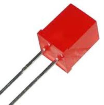 LED RED 5X5X7 | LED RED SQUARE