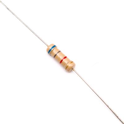 RESISTOR 6.8KOHMS 1/2W BULK | CF1/2W-6.8KOHM-J-TR | مقاومت 6/8 کیلو اهم 1/2 وات 5 درصد