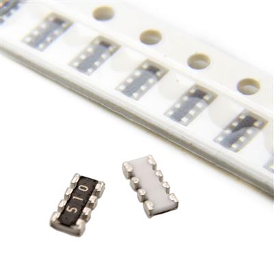 RESISTOR ARRAY 51OHMS 1206 (4*0603) | ARRAY 51 (0603) | مقاومت اری 51 اهم smd 