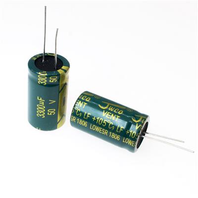 3300UF/50V-18X30-105C-GREEN | LF332M1HBKJ1830VGN