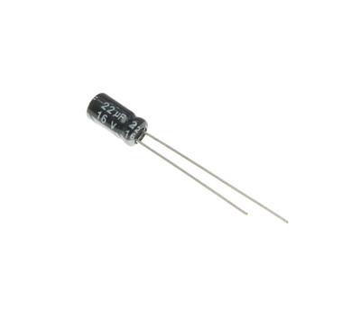 22UF/16V-4X7-105C-BLACK | KM220M1CBKJ0407VBK
