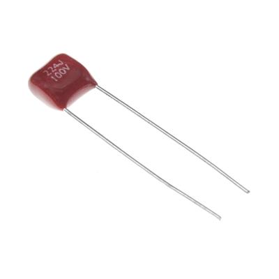 POLYESTER CAPACITOR 220NF 100V 5MM | CBB100V224J | خازن پلی استر 220 نانو فاراد 100 ولت
