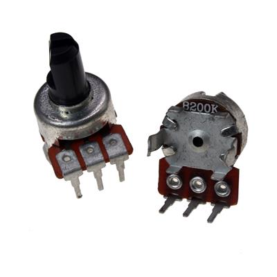 ROTARY POTENTIOMETER 200KOHMS | R1216N-D-B200K-L20F