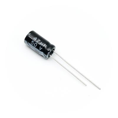 47UF 50V-6.3*12-105C-BLACK