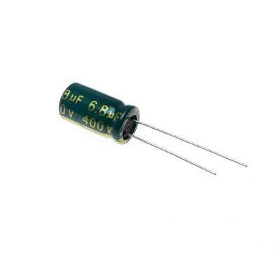 6.8UF/400V-8X14-105C-GREEN | LF6R8M2GBKJ0814VGN