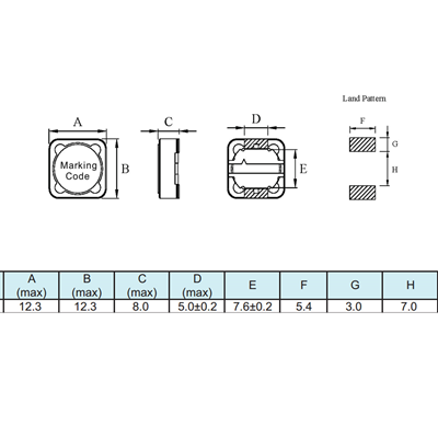 RH127-270UH SMD | RH127-271M